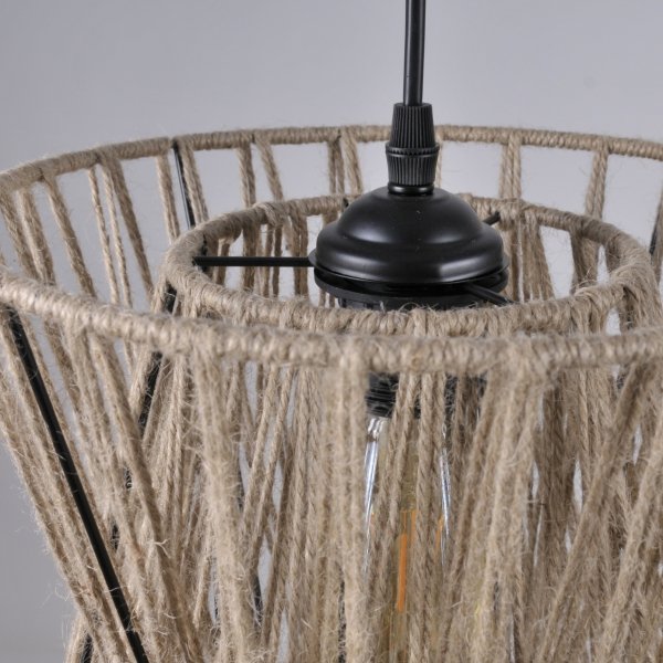 GOLDLUX POLUX VARBERG 316530 LAMPA WISZĄCA METALOWA SZNUR INDUSTRIALNA LOFT BOHO RUSTYKALNA