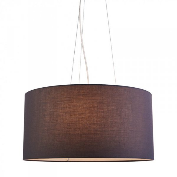ZUMA LINE RLD93139-4C CAFÉ LAMPA WISZĄCA JASNA SZARA ABAŻUR