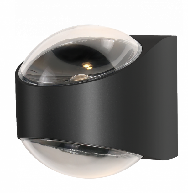 SJ12431 LUCENT LAMPA ZEWNĘTRZNA KINKIET CZARNY/BLACK