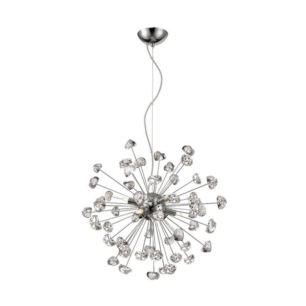 ZUMA LINE LAMPA WISZĄCA CHROM ZŁOTA KULA OZDOBNA GLAMOUR P0539-06A-F4AC STAR ZUMA LINE