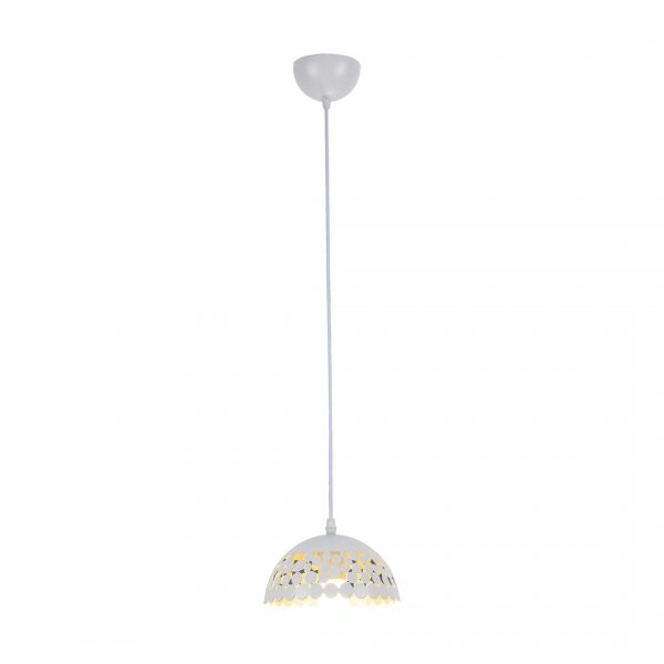 MILAGRO Lampa wisząca LISA WHITE 1xE27 18cm