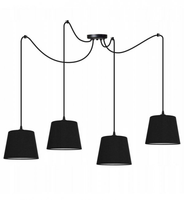 Lampa wisząca z abażurem - SPIDER 1921/4/cone LIGHT HOME