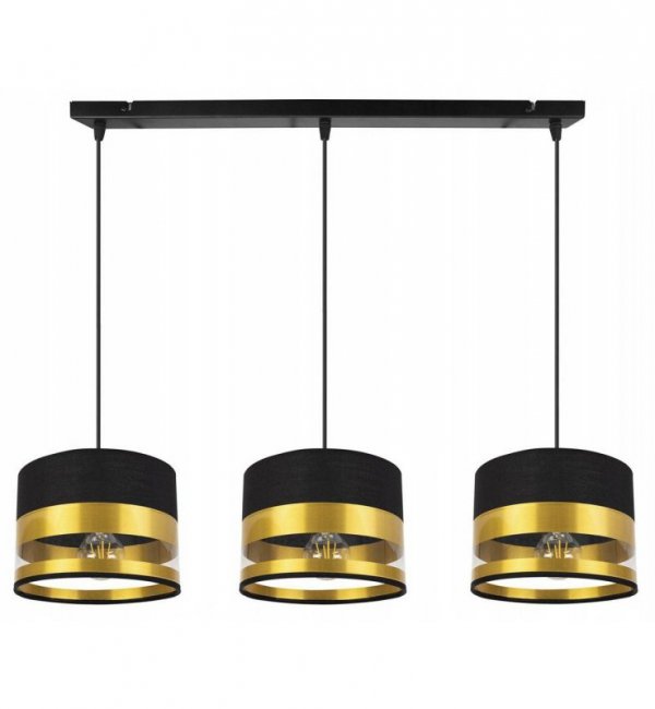 Lampa abażur materiałowa - INTENSE GOLD 2280/3/20 LIGHT HOME