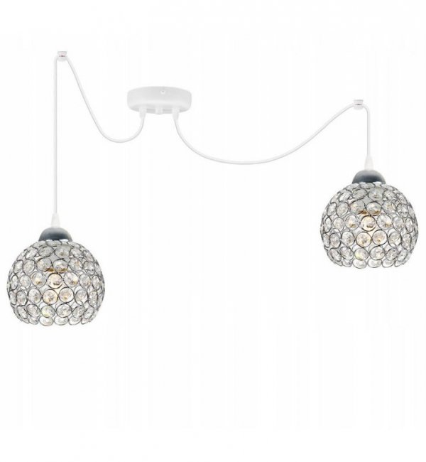 Lampa wisząca regulowana - SPIDER CRYSTAL 2220/2/C LIGHT HOME
