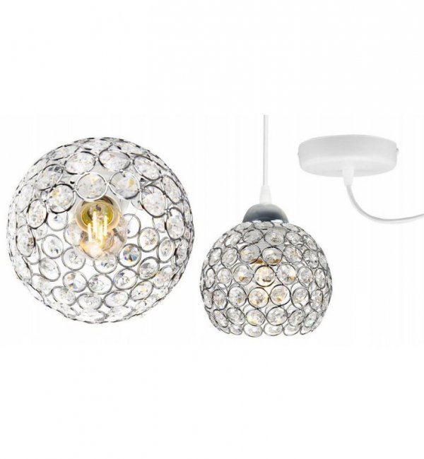 Lampa wisząca regulowana - SPIDER CRYSTAL 2220/1/C LIGHT HOME