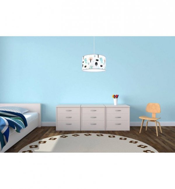 Lampa abażur dziecięca - BAMBI 2265/1/35 LIGHT HOME