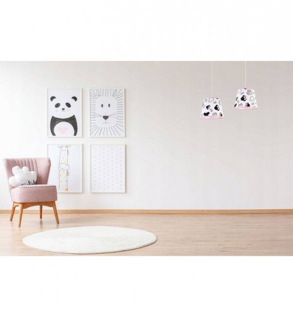 Lampa abażur dziecięca - MINNIE 2276/2 LIGHT HOME