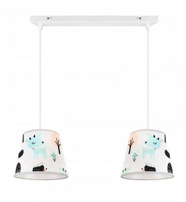 Lampa abażur dziecięca - BAMBI 2266/2 LIGHT HOME