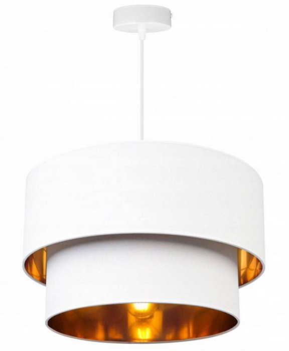 Lampa wisząca z abażurami - PREMIUM DUO 1532/1/40 LIGHT HOME
