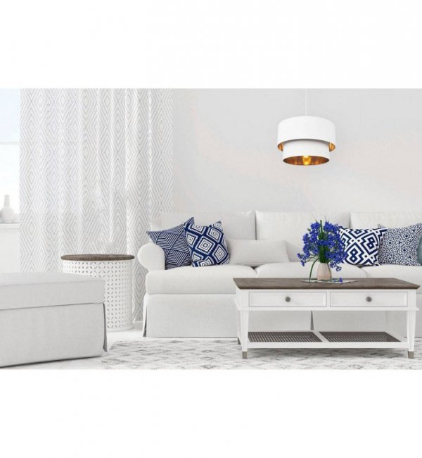 Lampa wisząca z abażurami - PREMIUM DUO 1532/1/40 LIGHT HOME