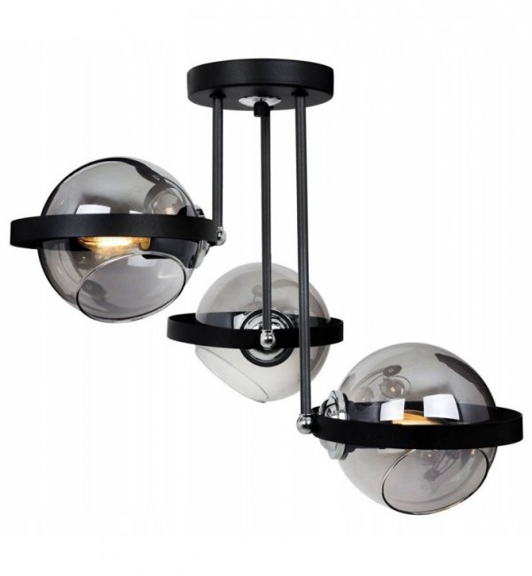 Lampa sufitowa ze szklanymi kloszami - RING 2340/3/G LIGHT HOME