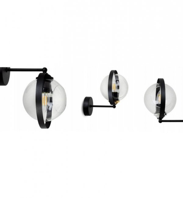 Kinkiet nowoczesny - RING 2340/K/B LIGHT HOME