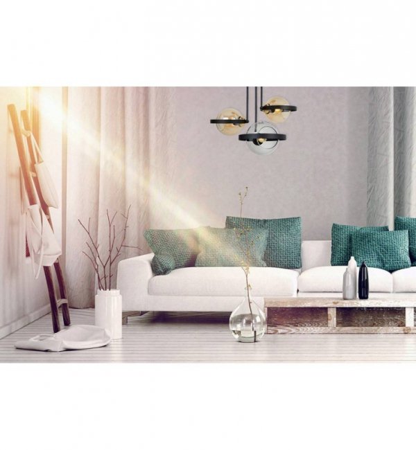 Lampa sufitowa ze szklanymi kloszami - RING HAGA 2345/3/MIX LIGHT HOME