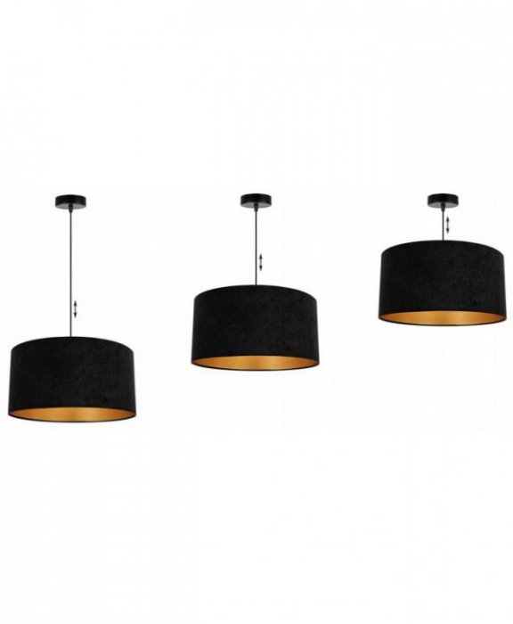 Lampa wisząca z abażurami - MEDIOLAN 2360/1/CZ LIGHT HOME