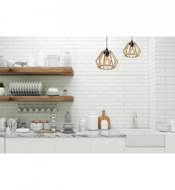 Zwis wiszący pojedynczy dekoracyjny - TIMBER 2360/1 LIGHT HOME