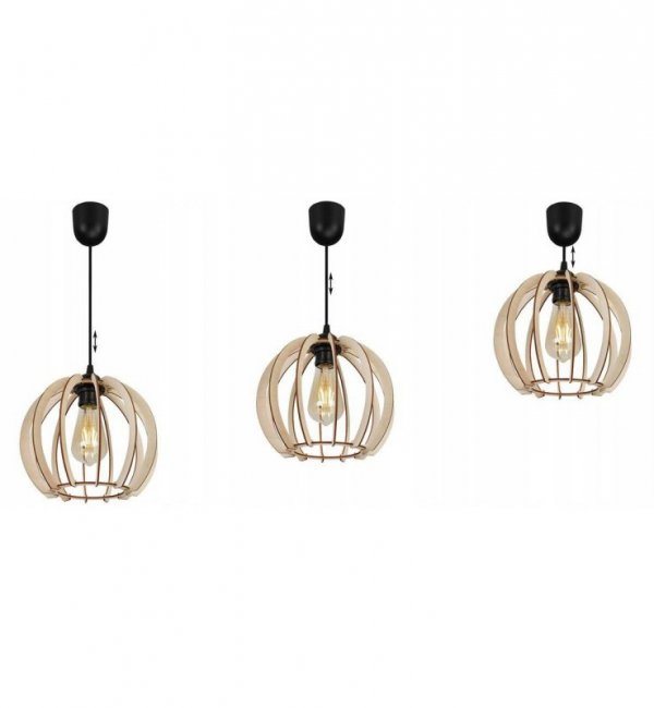 Zwis wiszący pojedynczy dekoracyjny - TIMBER 2361/1/LP LIGHT HOME