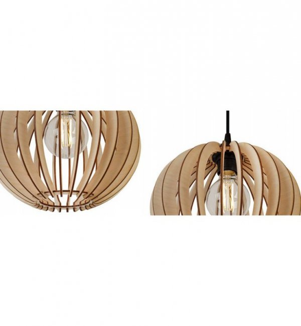 Zwis wiszący pojedynczy dekoracyjny - TIMBER 2362/1/LP LIGHT HOME
