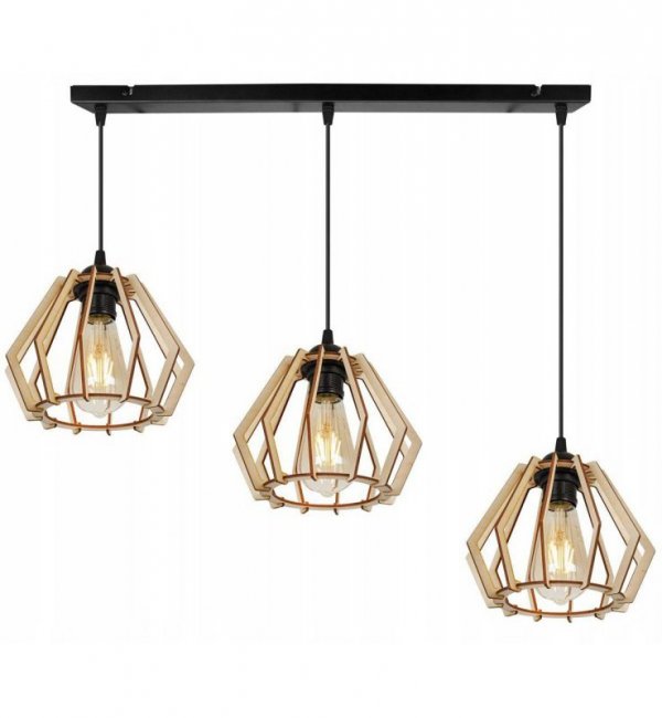 Lampa wisząca nowoczesna - TIMBER 2360/3 LIGHT HOME