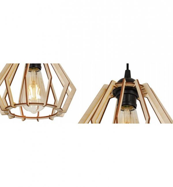 Lampa wisząca nowoczesna - TIMBER 2360/4 LIGHT HOME
