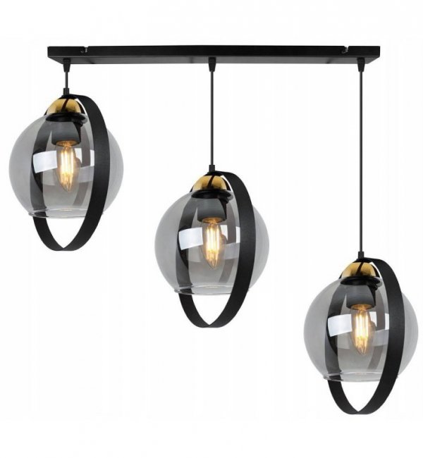 Lampa sufitowa ze szklanymi kloszami - RING HAGA 2346/3/G LIGHT HOME