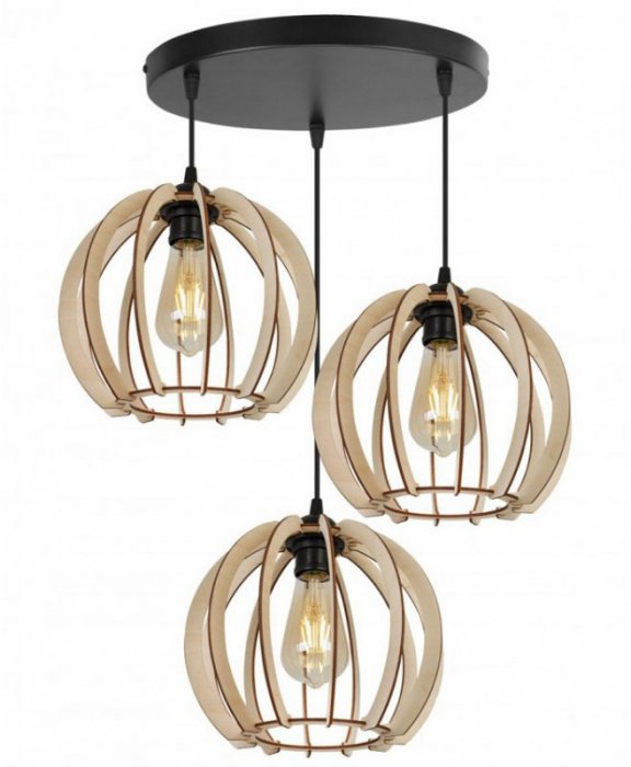 Lampa wisząca nowoczesna - TIMBER 2361/3/OW LIGHT HOME