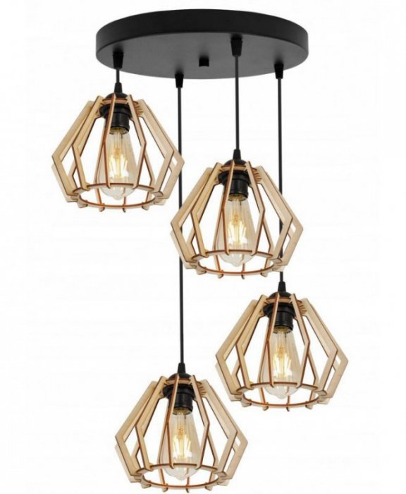 Lampa wisząca nowoczesna - TIMBER 2360/4/OW LIGHT HOME