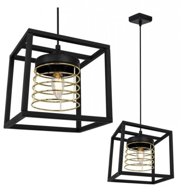 Lampa wisząca nowoczesna - RASTI CAGE 2370/1/Z LIGHT HOME