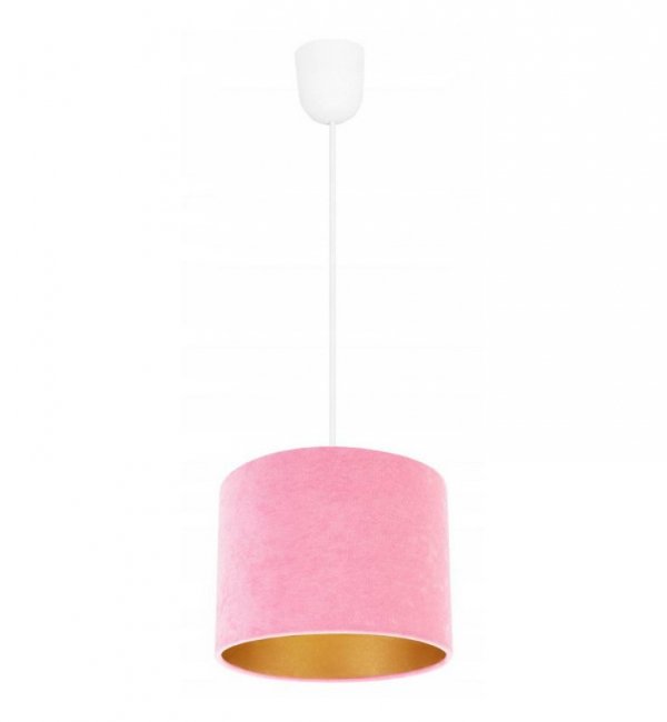 LAMPA WISZĄCA WELUROWY ABAŻUR KOLORY MEDIOLAN LIGHT HOME