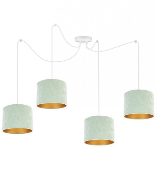 Lampa wisząca z abażurami - SPIDER MEDIOLAN 2360/4 LIGHT HOME