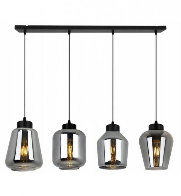 Lampa wisząca ze szklanymi kloszami - RIJEKA PREMIUM 2381/4L LIGHT HOME