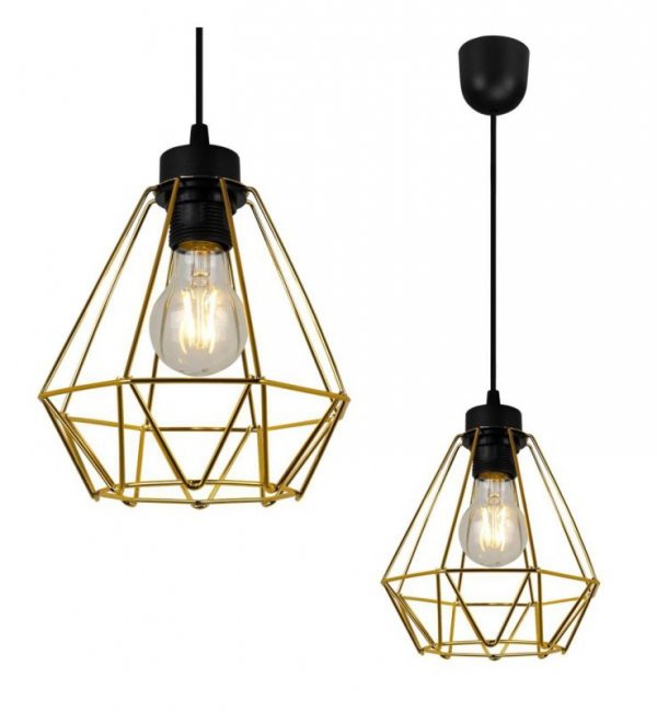 Zwis wiszący pojedynczy dekoracyjny - NUVOLA GOLD 2034/1/LP LIGHT HOME