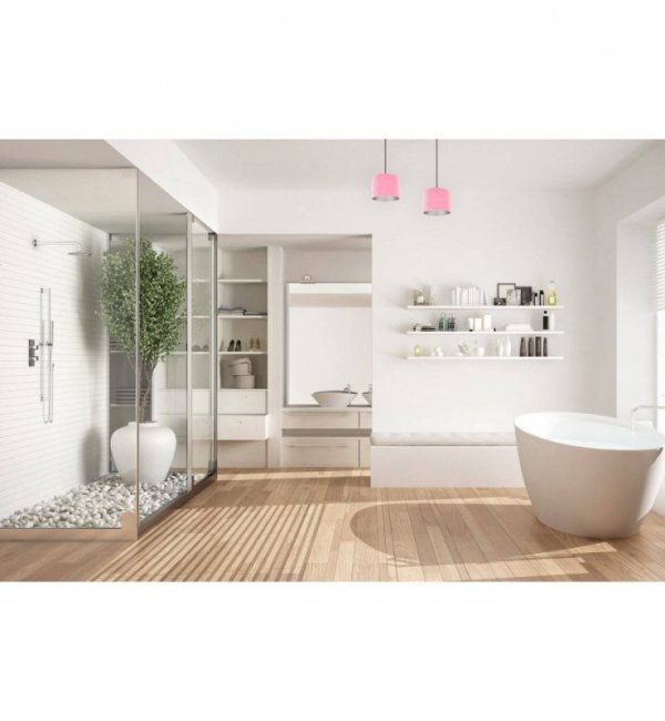 Lampa abażur materiałowa - MEDIOLAN 2360/2L/C LIGHT HOME