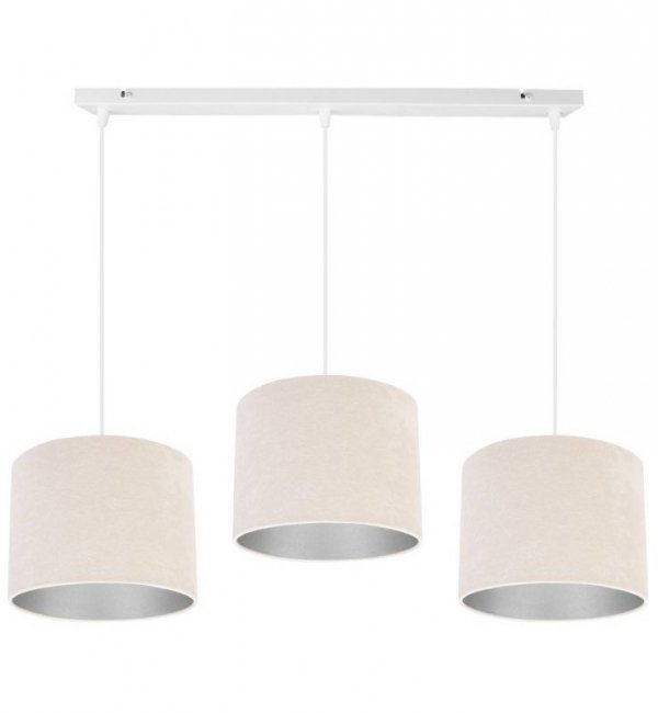 Lampa abażur materiałowa - MEDIOLAN 2360/3L/C LIGHT HOME