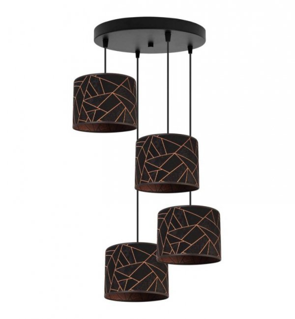 Lampa wisząca z abażurami - WERONA 2406/20/4OW LIGHT HOME