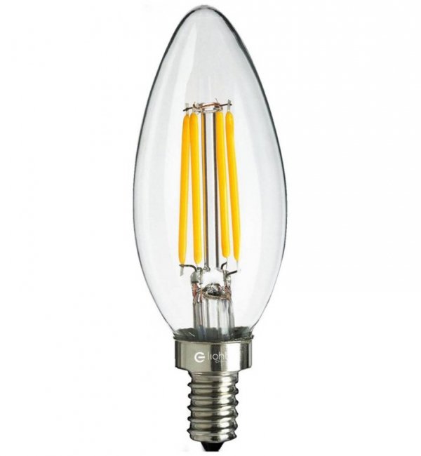 Żarówka LED filament E14 neutralna 4000K 6W 600 lm świeczka LIGHT HOME