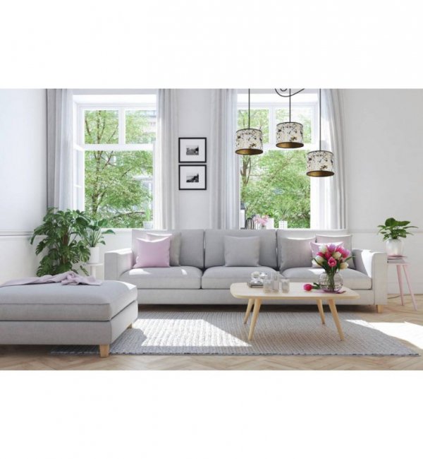 Lampa wisząca z abażurami - WERONA 2405/20/3P LIGHT HOME