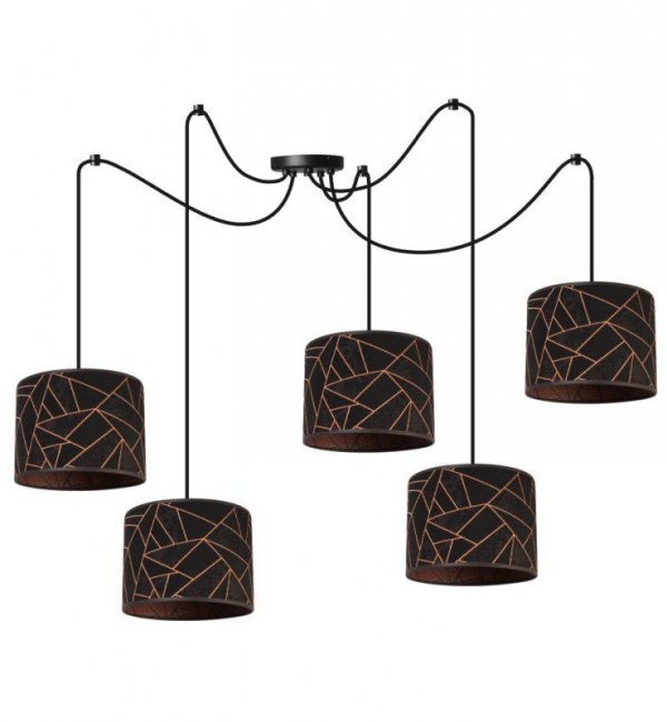 Lampa wisząca z abażurami - WERONA 2406/20/5P LIGHT HOME