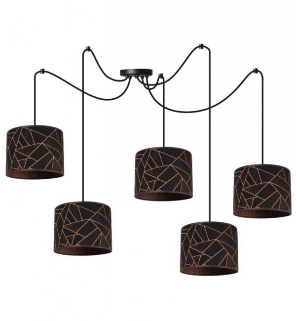Lampa wisząca z abażurami - WERONA 2406/20/5P LIGHT HOME