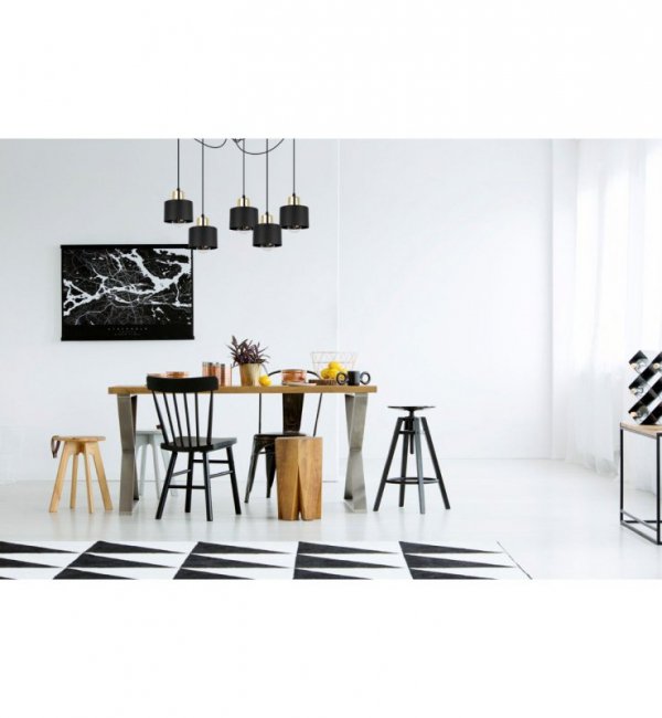 Lampa Nowoczesna Sufitowa Typu Pająk SPIDER PANTA Czarna LIGHT HOME