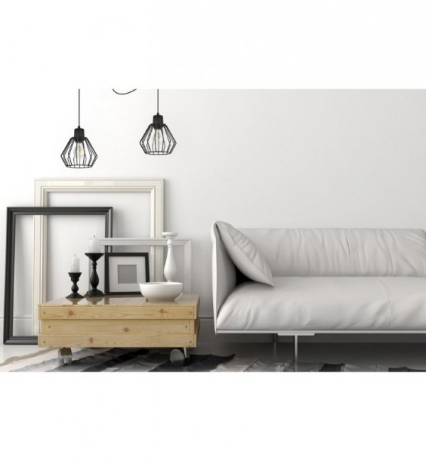 Industrialna lampa wisząca NUVOLA, dwa źródła światła, regulacja, E27 LIGHT HOME