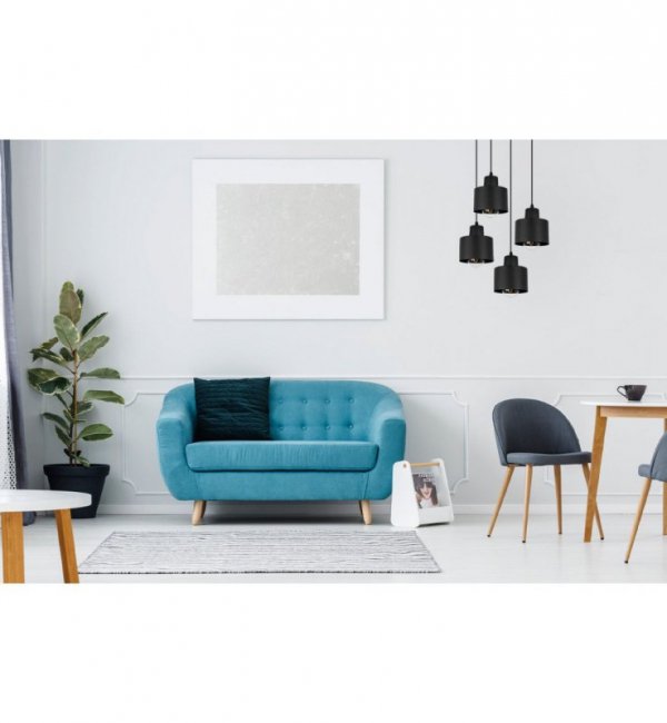 Lampa wisząca PANTA, 4 źródła światła, E27, okrągła podsufitka, regulacja LIGHT HOME