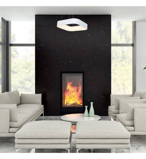 Nowoczesna designerska lampa wisząca led ASTRO z regulacją, biała LIGHT HOME