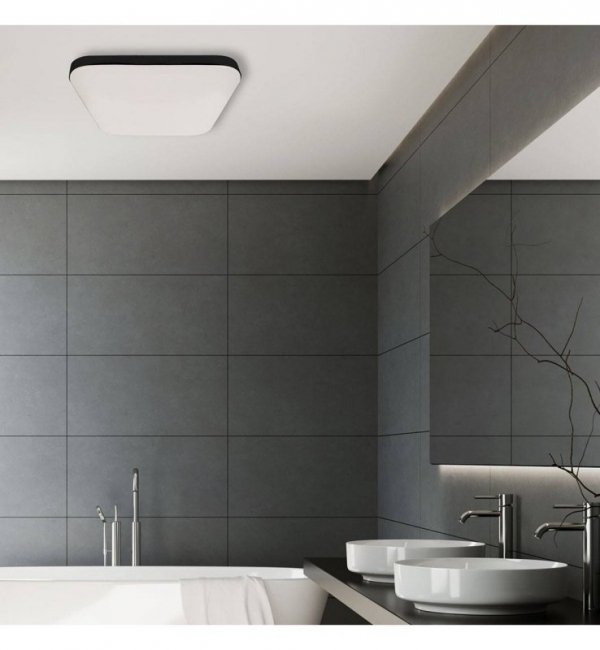 Minimalistyczny plafon LED NEMO, wbudowana taśma led, czujnik ruchu, neutralna barwa światła LIGHT HOME