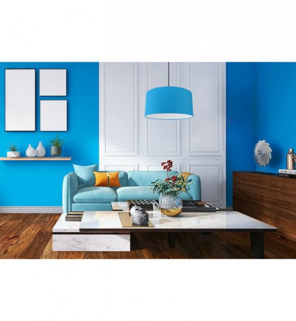 Nowoczesny abażur MATERO, okrągły, szerokość 40 cm, 13 kolorów, E27 LIGHT HOME