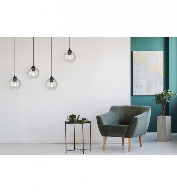 Industrialna Regulowana Lampa Wisząca z Metalu i Szkła MIX LIGHT HOME