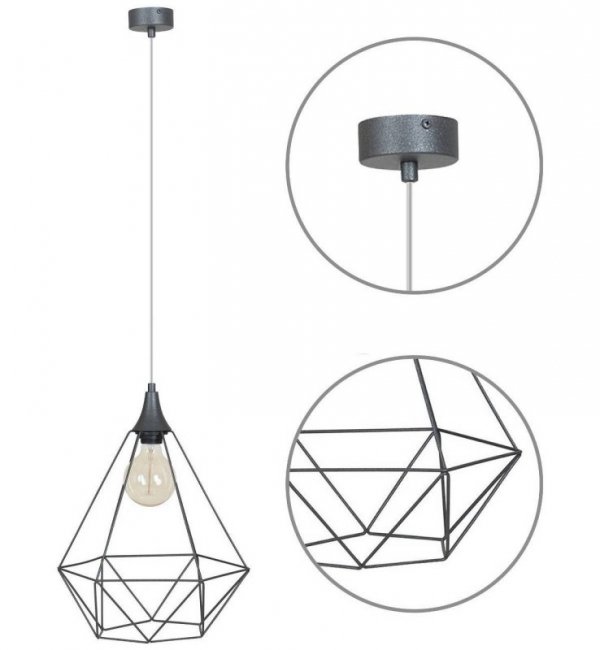 Lampa Retro Wisząca Nowoczesna Loft LIGHT HOME