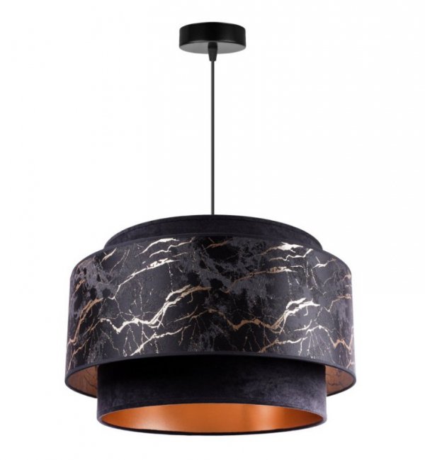 Lampa Sufitowa Wisząca Żyrandol Nad Stół z Abażurem Podwójnym E27 WERONA LIGHT HOME