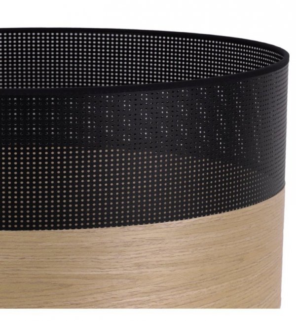 Lampa wisząca WOOD, elegancki żyrandol do jadalni i salonu, E27