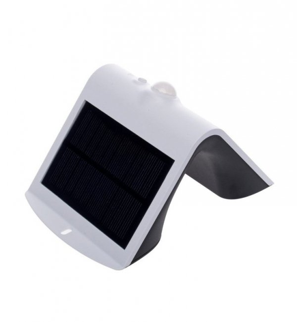 Lampka solarna LED BUTTERFLY, ogrodowa, kinkiet natynkowy, biały, czujniki, nowoczesny, 1,5W