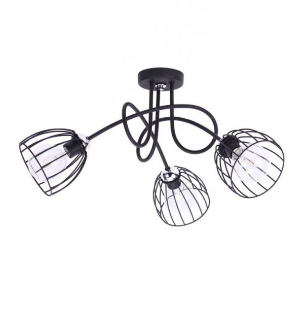 Stylowa Lampa Sufitowa Loft Chromowana
